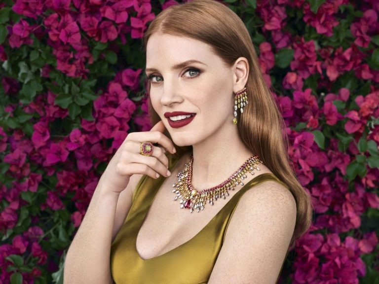 Jessica Chastain Piaget Sunlight Journey 2017 Campaign