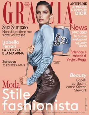 Sara Sampaio Turns Up the Glam Factor for Grazia Italy