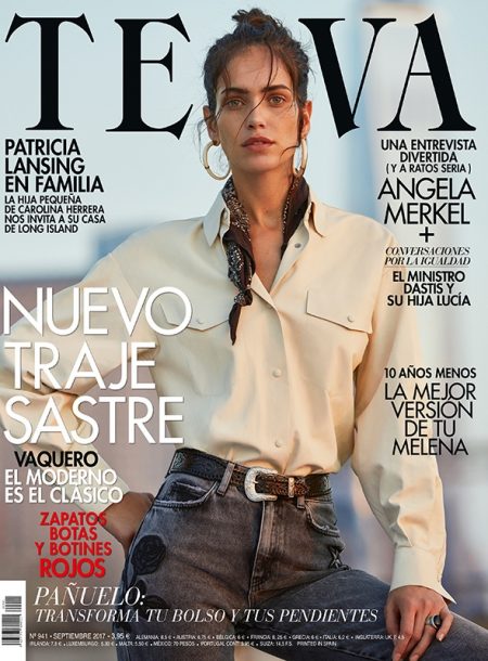 Amanda Wellsh Embraces Denim Styles in TELVA Magazine