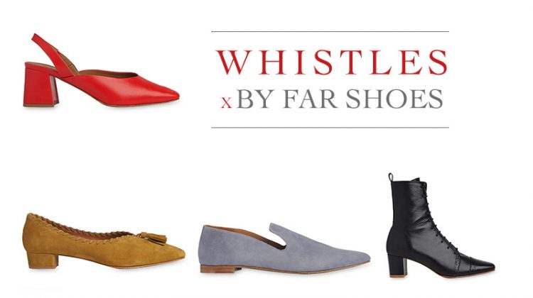 Whistles x By shoe collaboration