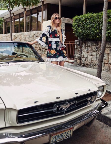 Caroline Corinth Embraces 60's Fashion for ELLE Spain – Fashion Gone Rogue