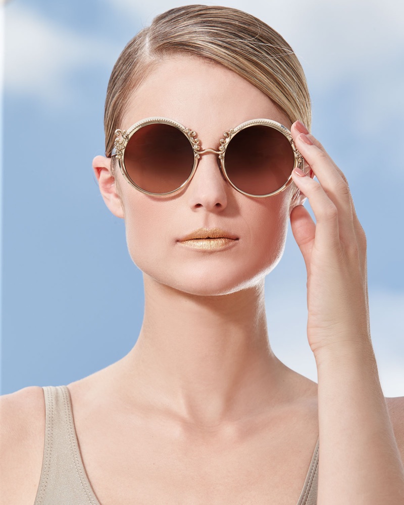 Louis Vuitton 2017 The Party Square Sunglasses - Gold Sunglasses