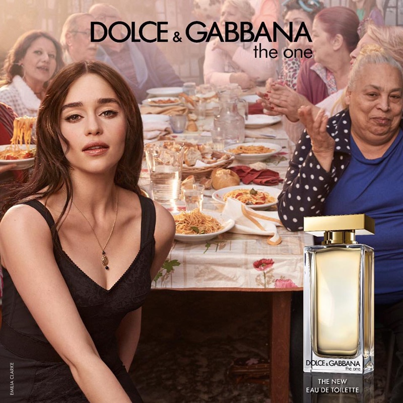 dolce and gabbana the only one emilia clarke