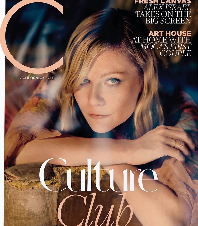 Kirsten Dunst on C Magazine October 2017 Cover