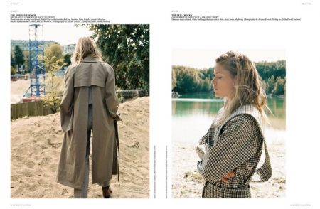 Doutzen Kroes Layers Up in Fall Fashions for Self Service