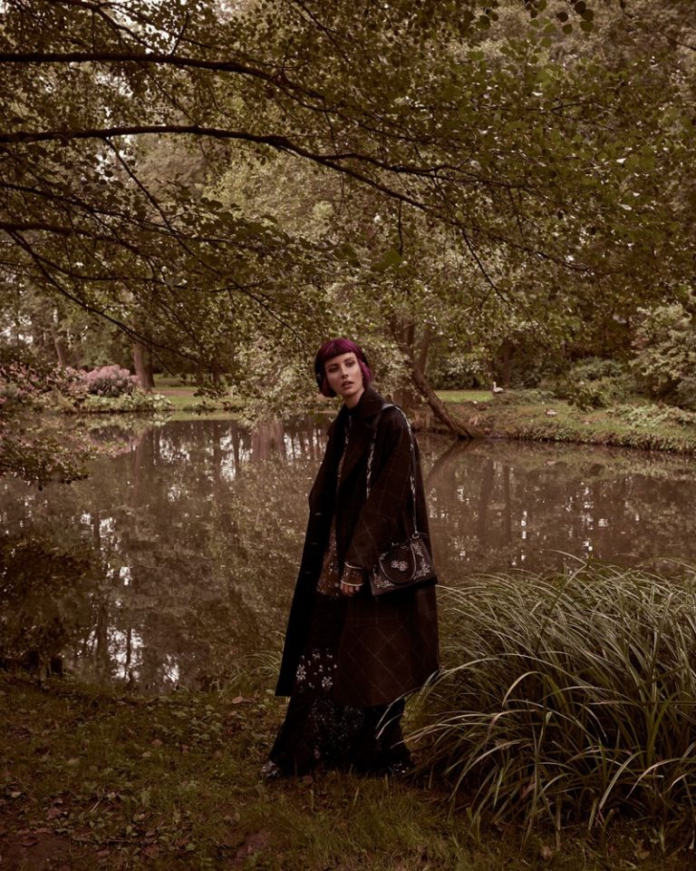 Ester Berdych Models Erdem x H&M's Dreamy Looks for ELLE Czech ...