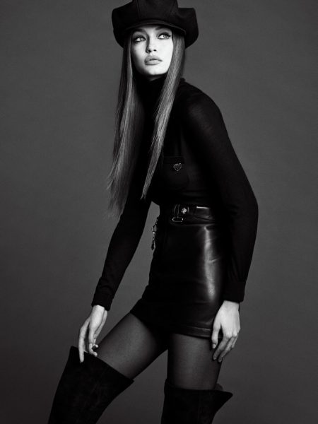 Gigi Hadid Models Super Glam Styles for Vogue Japan