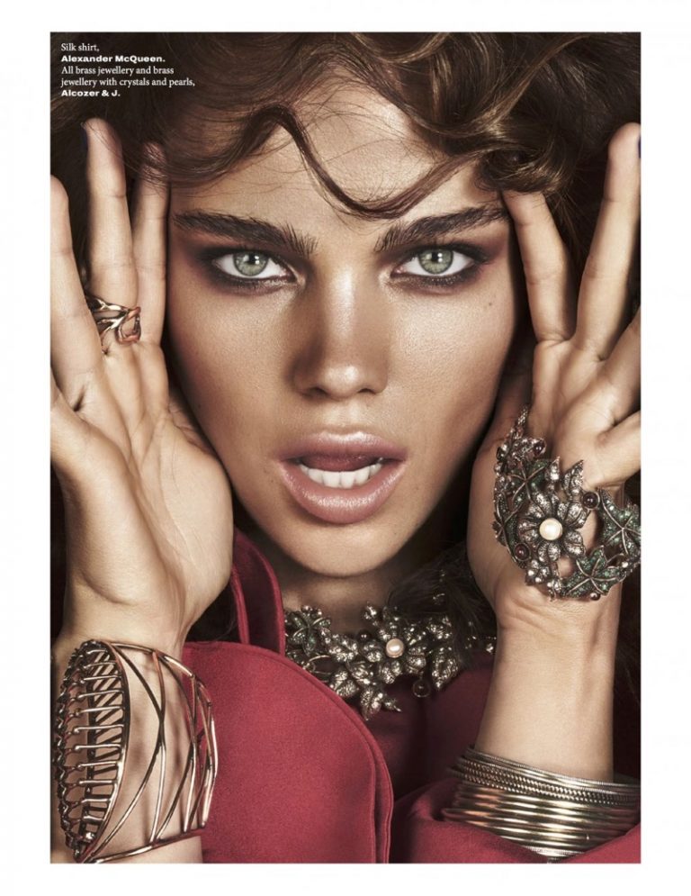 Jena Goldsack Models Super Glamorous Fashion for L'Officiel Singapore ...