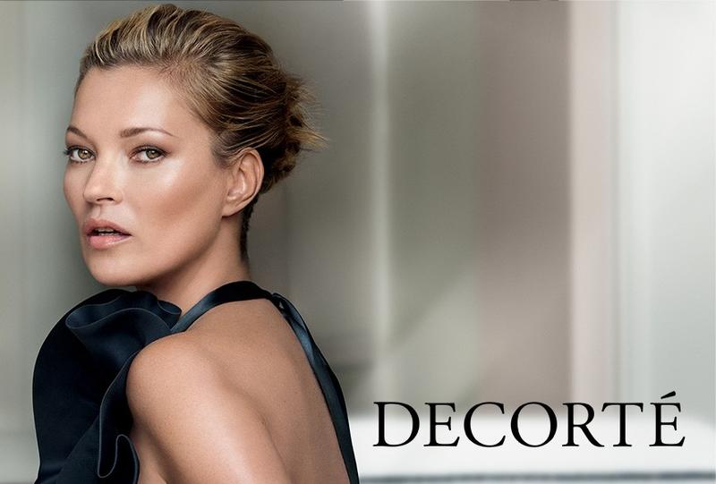 Kate Moss for Decorté cosmetics' latest campaign