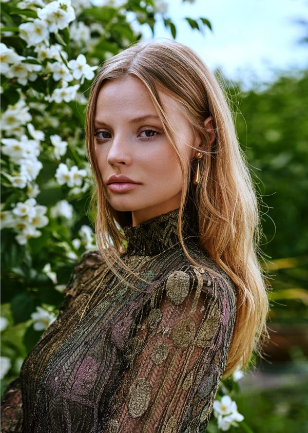 Magdalena Frackowiak Embraces Chic Looks In Elle Poland