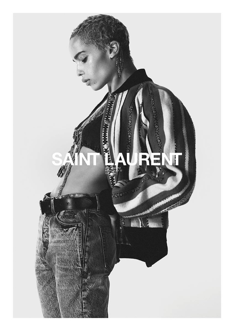 Saint Laurent Spring 2018 Campaign w/ Zoe Kravitz