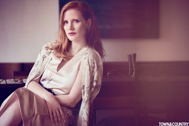 Jessica Chastain | Town & Country Magazine | 2018 Cover Photoshoot