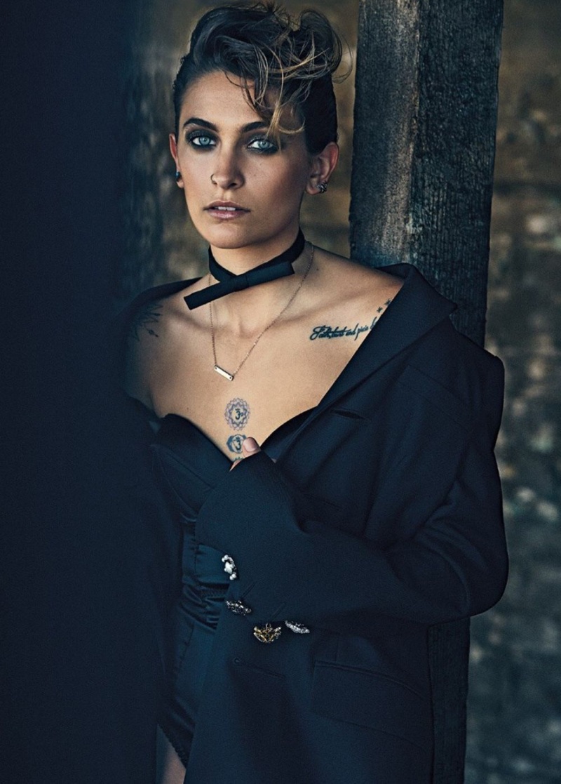 Paris Jackson Pose in Otherworldly Gothic Shoot with KVD Beauty: Photo –  SheKnows