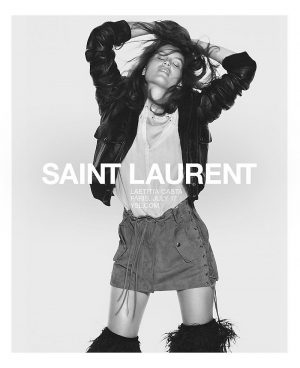 Saint Laurent Spring 2018 | Ad Campaign | Laetitia Casta