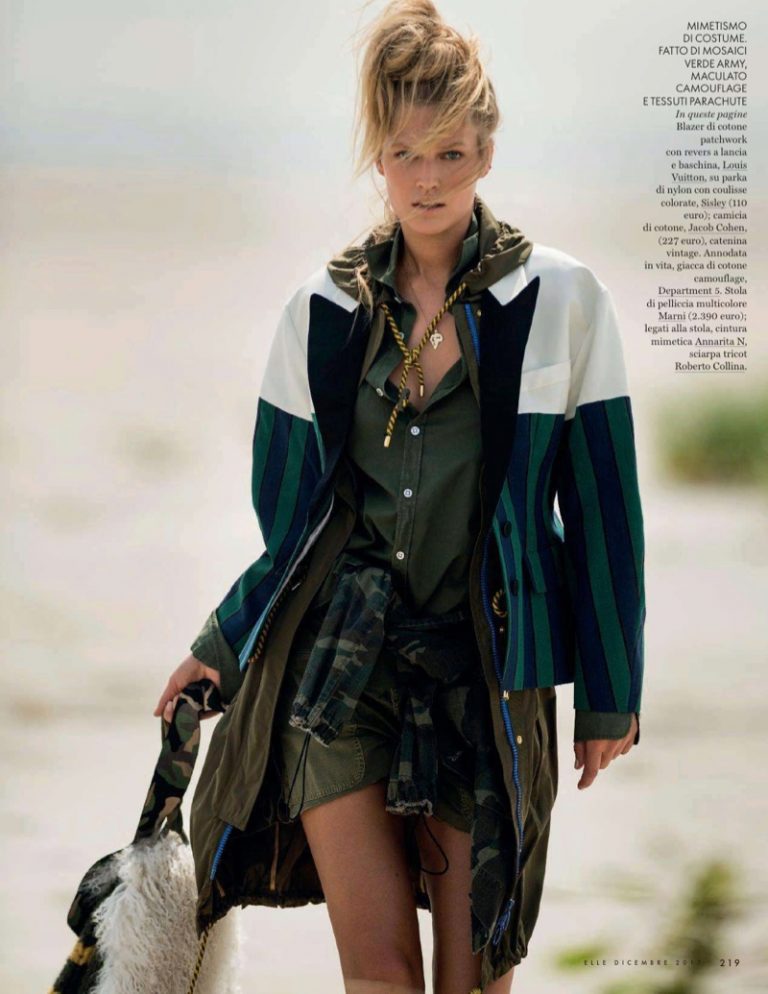 Toni Garrn Layers Up in Cold Weather Looks for ELLE Italy – Fashion ...