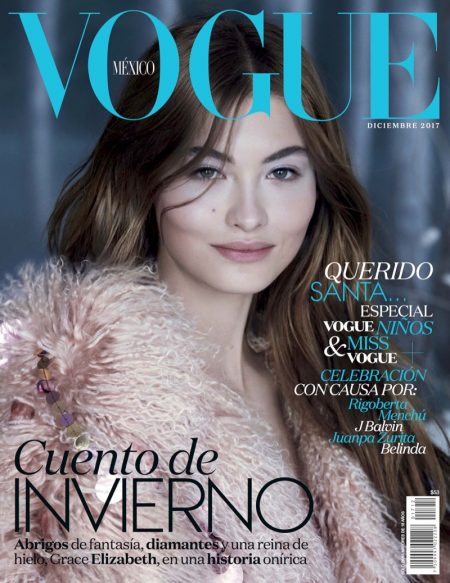 Grace Elizabeth | Snow Queen Fashion Editorial | Vogue Mexico Cover