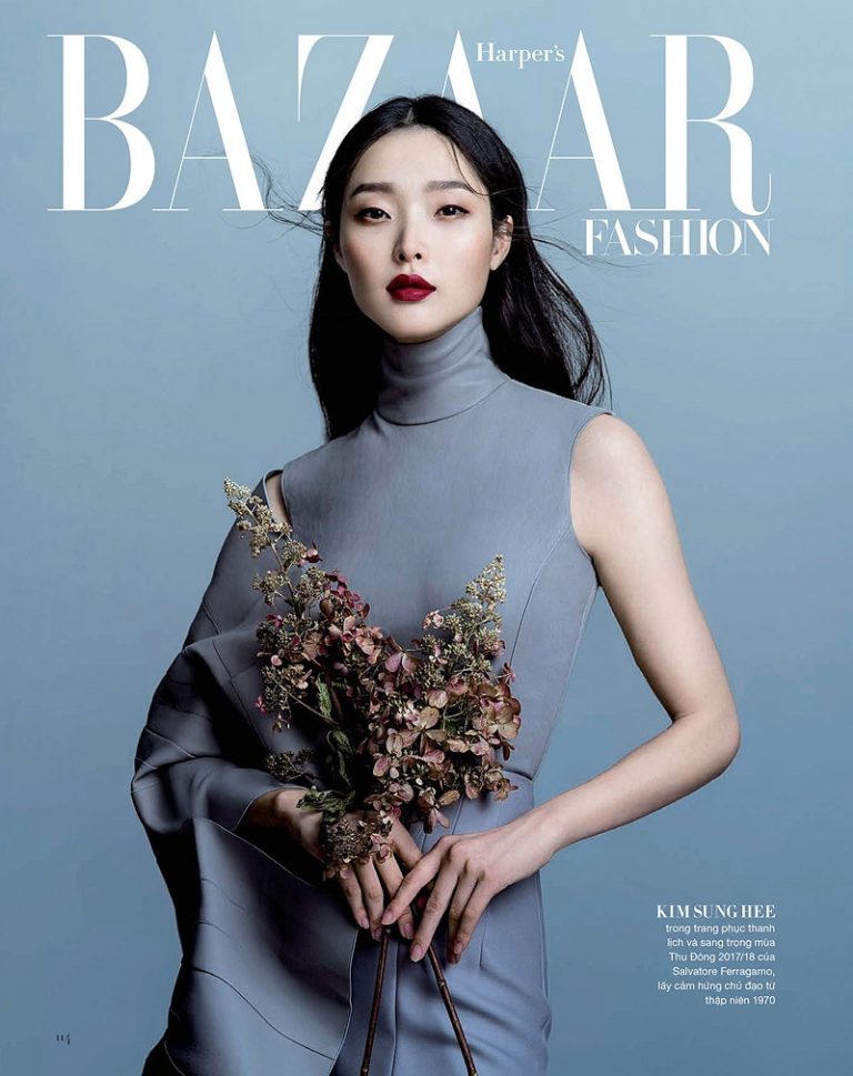 Sunghee Kim, Ji Hye Park Blossom for Harper's Bazaar Vietnam Cover ...