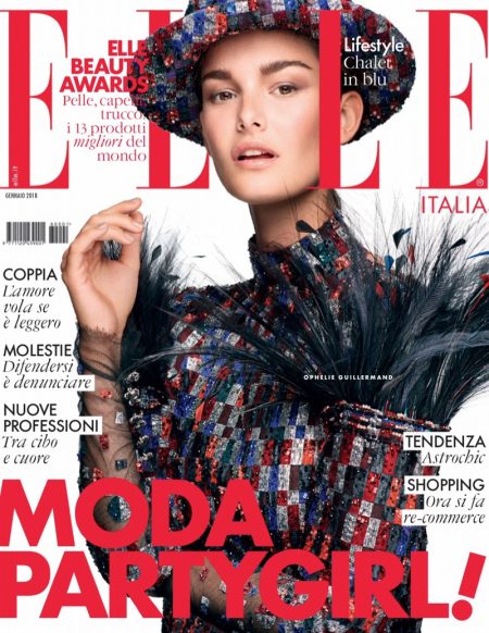 Ophelie Guillermand | Oversized Style Fashion Editorial | ELLE Italy Cover