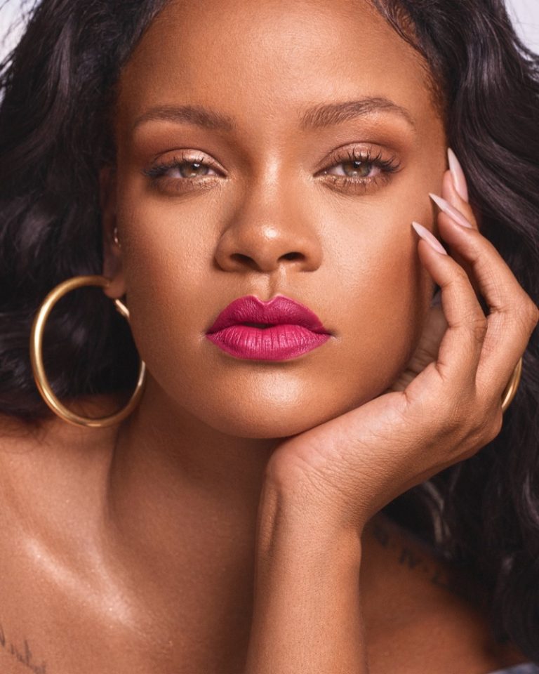 Rihanna Mattemoiselle Lipsticks Ad Campaign Fenty Beauty