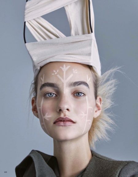 Maartje Verhoef | Winter Makeup Beauty Editorial | Vogue Japan