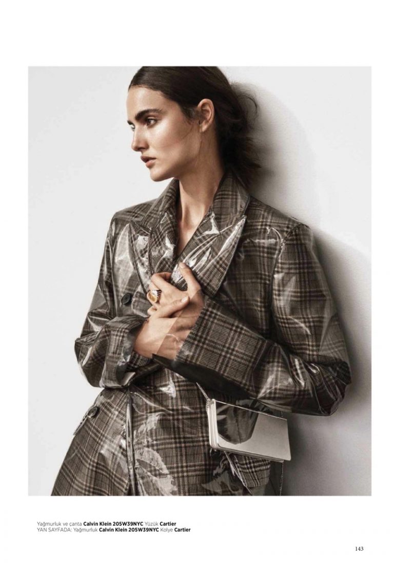 Blanca Padilla | Calvin Klein Editorial | Harper's Bazaar Turkey Cover