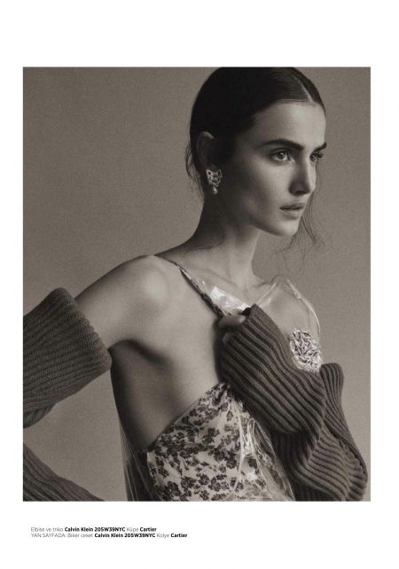 Blanca Padilla | Calvin Klein Editorial | Harper's Bazaar Turkey Cover