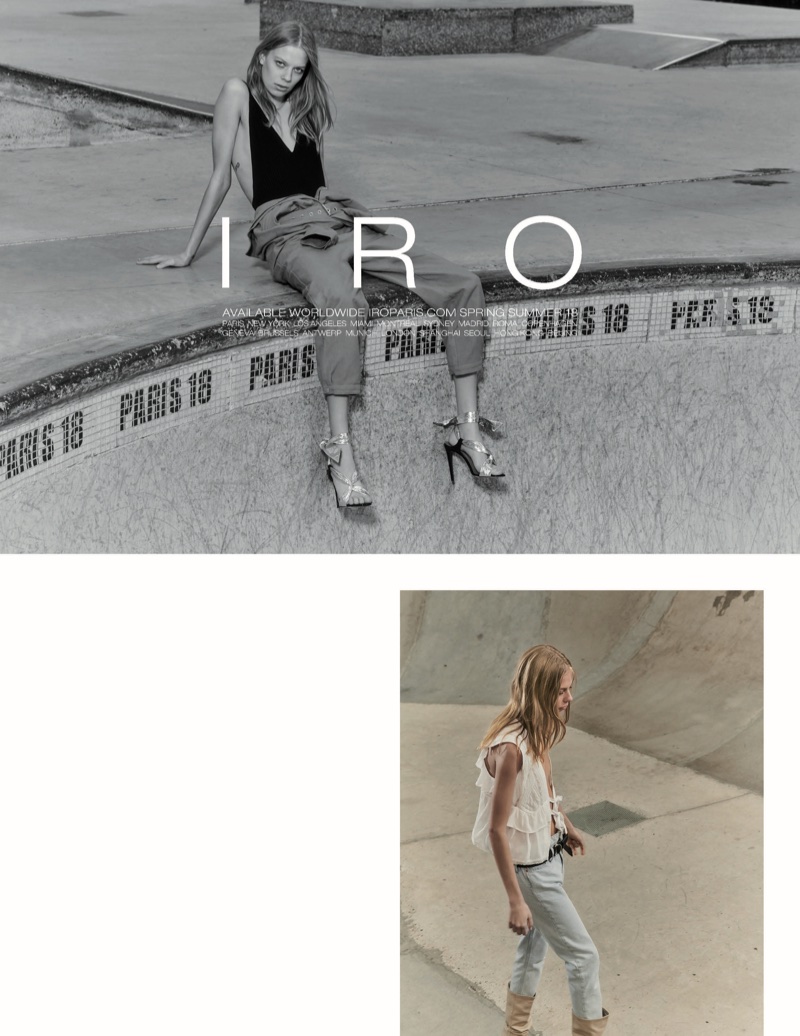 Lexi Boling fronts IRO's spring-summer 2018 campaign