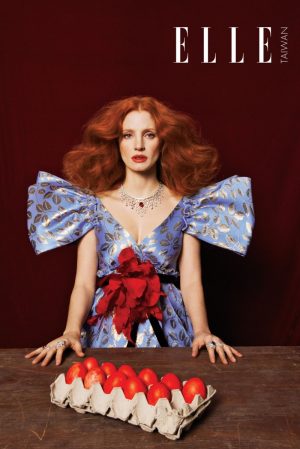 Jessica Chastain | Dresses & Gowns Photoshoot | ELLE Taiwan Cover