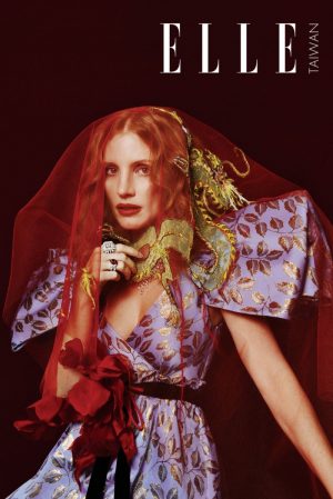 Jessica Chastain | Dresses & Gowns Photoshoot | ELLE Taiwan Cover