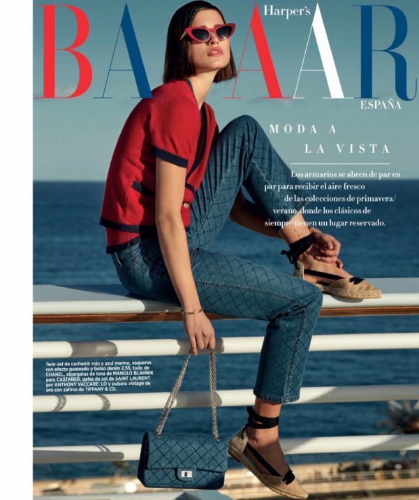 Julia Van Os | Spring 2018 Fashion Editorial | Harper's Bazaar Spain Cover