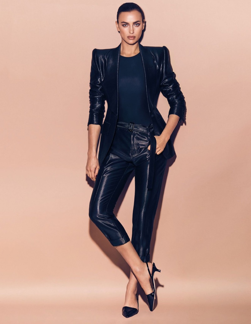 Irina Shayk | Black Ladylike Editorials | Vogue Arabia Cover