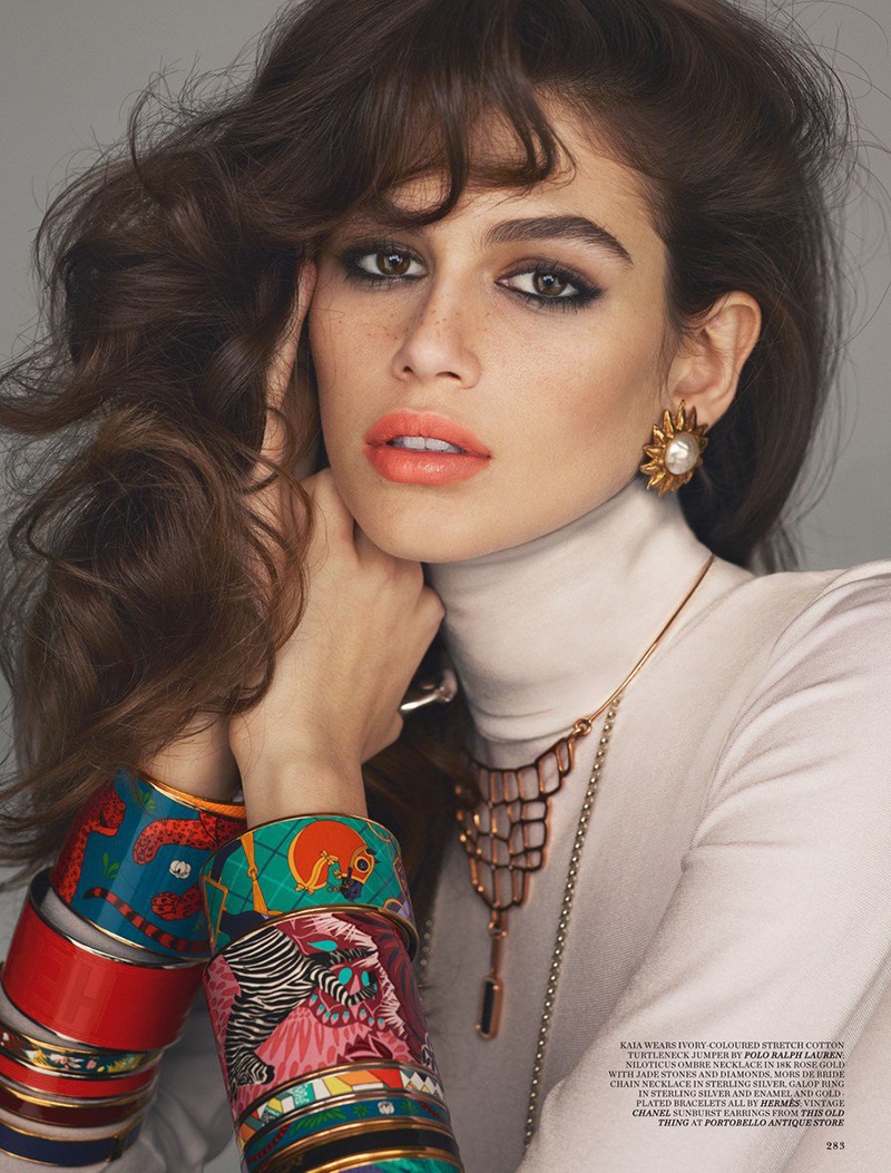 Kaia Gerber Poses in Ultra-Luxe Looks for LOVE Magazine | Fashion Gone ...