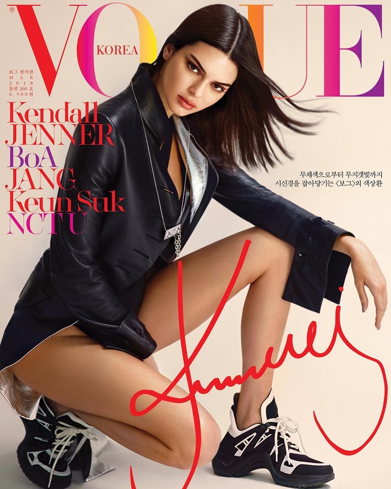 Kendall Jenner Wears Louis Vuitton's Spring Looks for Vogue Korea
