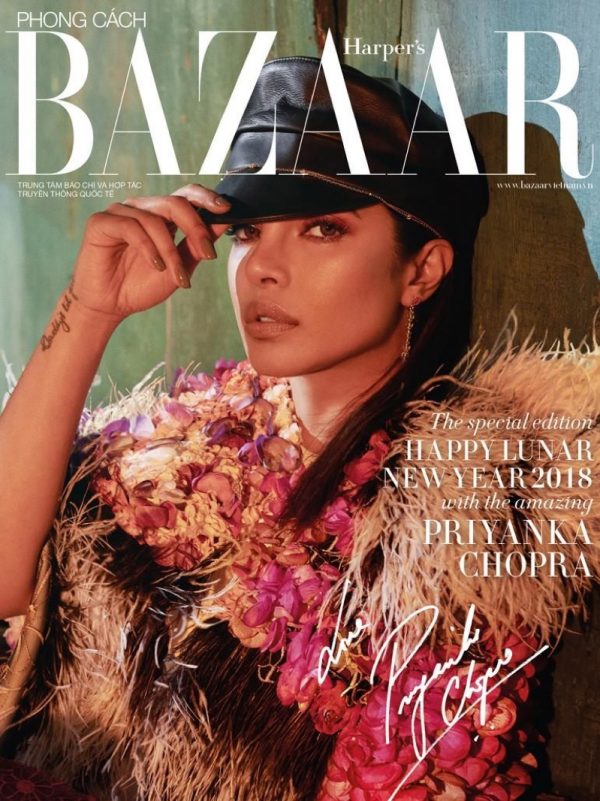 Priyanka Chopra | Glam Dresses Shoot | Harper's Bazaar Vietnam Cover