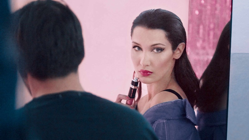 Bella Hadid Rocks Dior Addict Lip Glow in New Campaign - DuJour