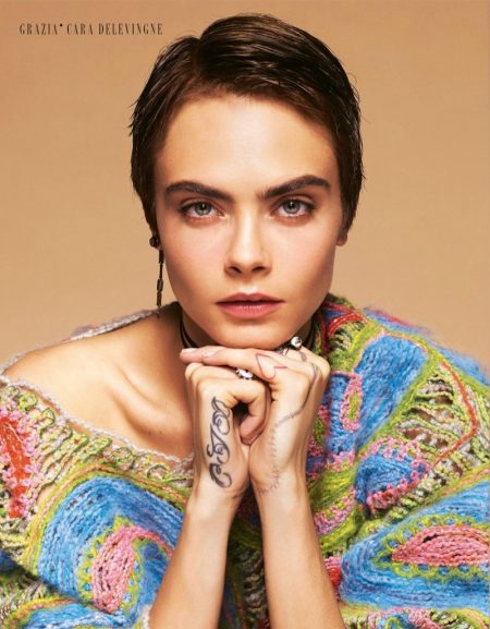 Cara Delevingne | Dior Fashion Editorial | Grazia Italy Cover