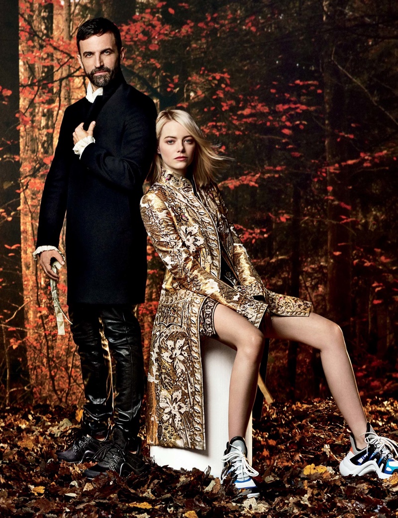 Louis Vuitton en X: Emma Stone with @TWNGhesquiere photographed