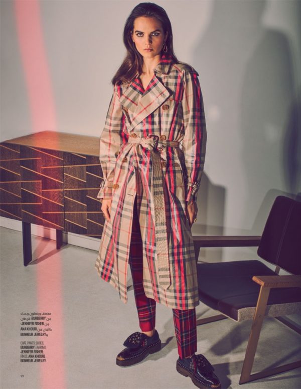 Lily Stewart | Vogue Arabia | Coats Fashion Editorial