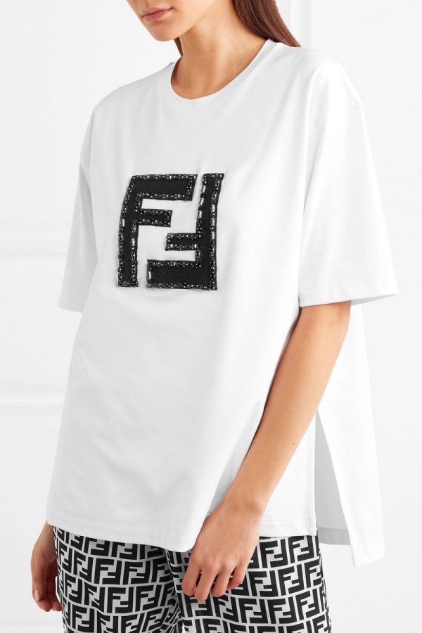 fendi logo shirt women