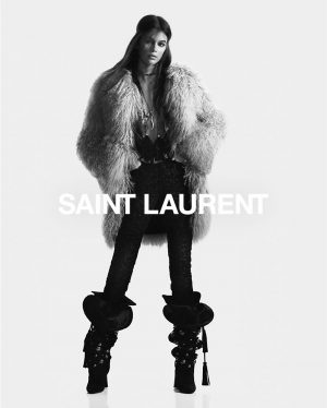 Kaia Gerber | Saint Laurent | Fall 2018 | Campaign