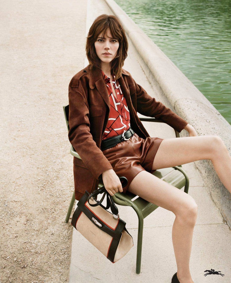 An image from Longchamp's spring 2018 advertising campaign