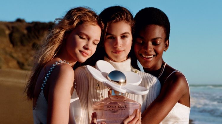 Faith Lynch, Kaia Gerber and Aube Jolicoeur star in Marc Jacobs Daisy Love fragrance campaign