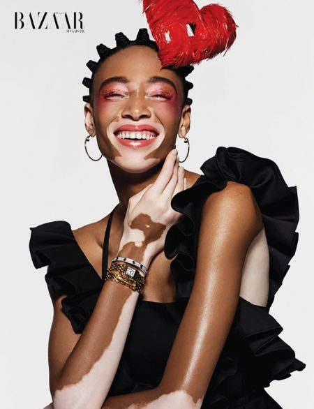 Winnie Harlow | Harper's Bazaar Singapore | 2018 Cover Editorial