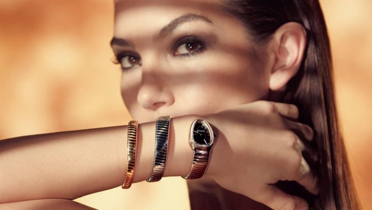 Lily Aldridge | Bulgari Serpenti Jewelry | Ad Campaign