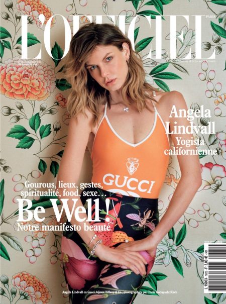 Angela Lindvall | L'Officiel Paris | 2018 Cover Editorial