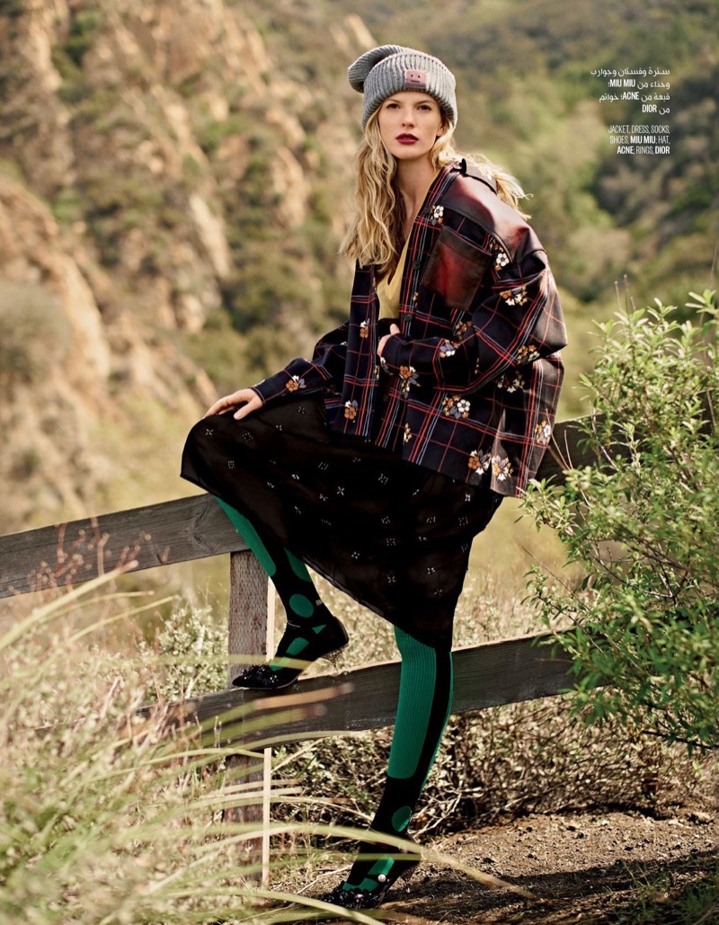 Anne Vyalitsyna | Vogue Arabia | Bold Prints Editorial