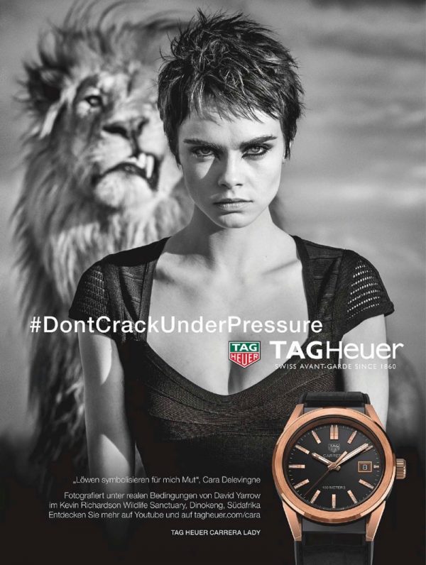 Cara Delevingne | Tag Heuer | 2018 | Ad Campaign