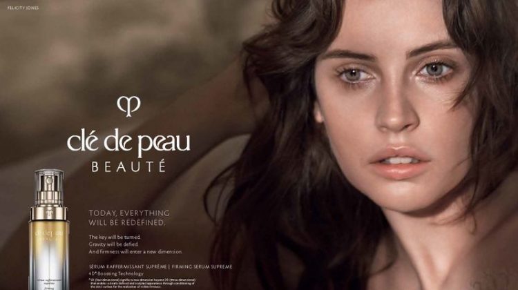 Felicity Jones stars in Clé de Peau Beauté campaign