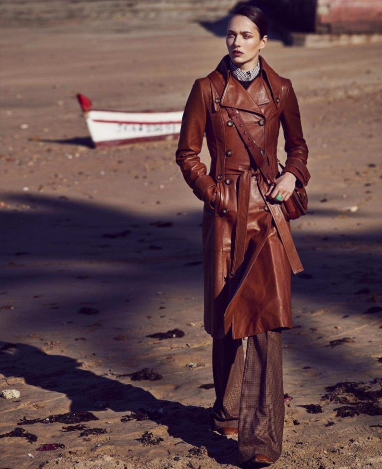 Karmen Pedaru | Harper's Bazaar | Neutral Fashion Editorial