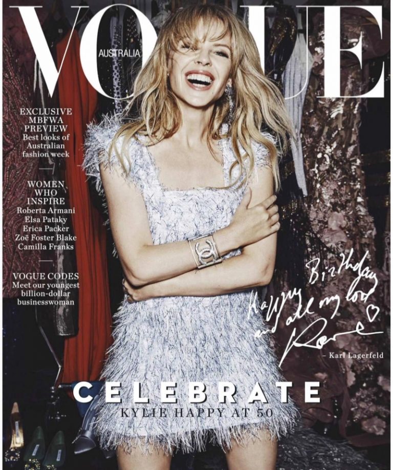 Kylie Minogue | Vogue Australia | 2018 Cover Photoshoot